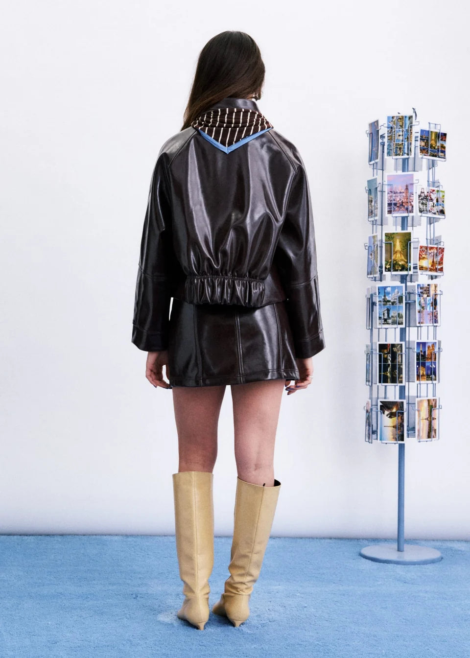 Veste plaka / chocolat