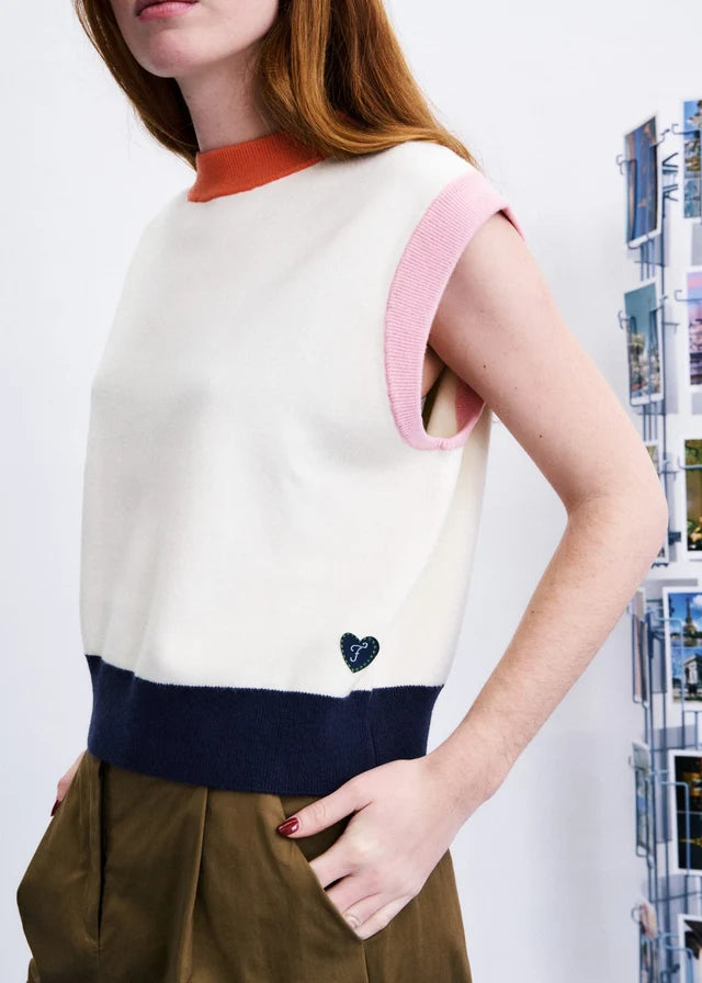 Pull Mickel/ crème