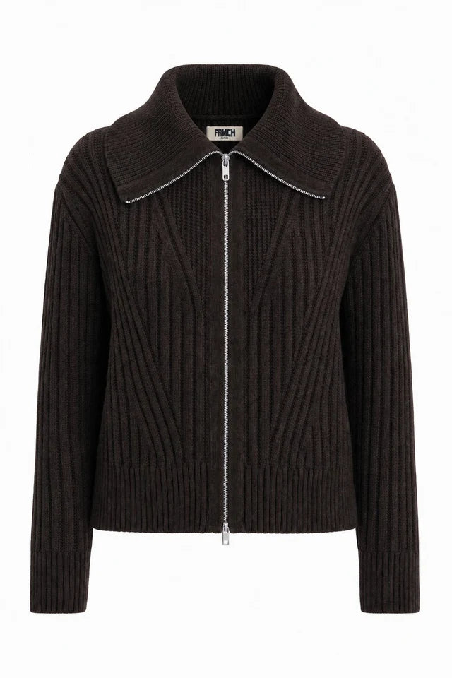 Cardigan kerkis / chocolat