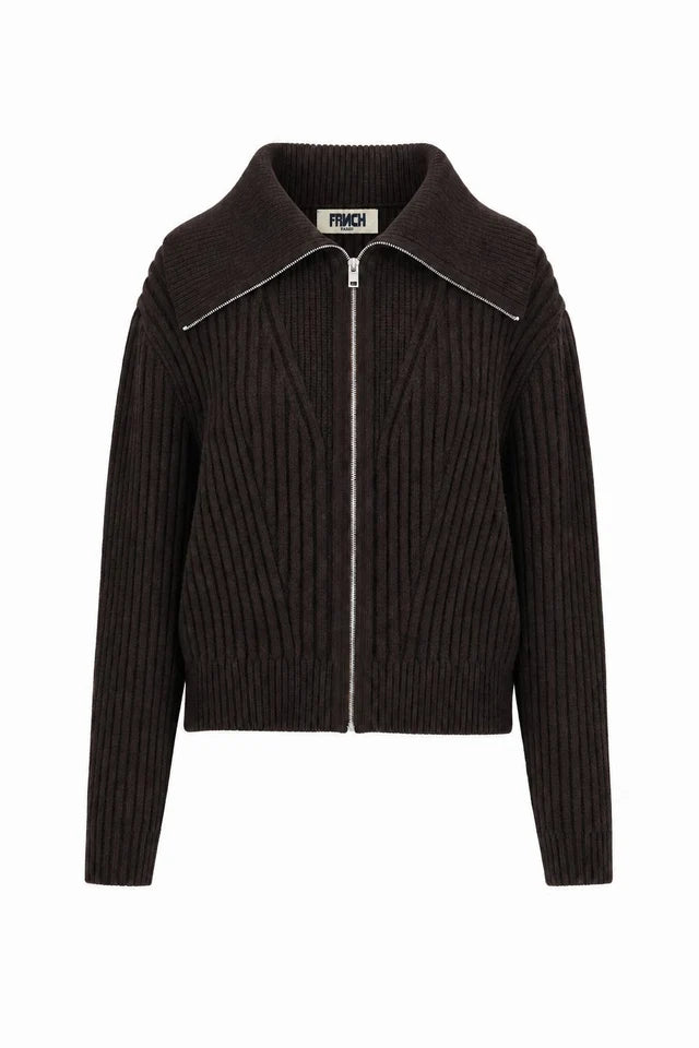 Cardigan kerkis / chocolat