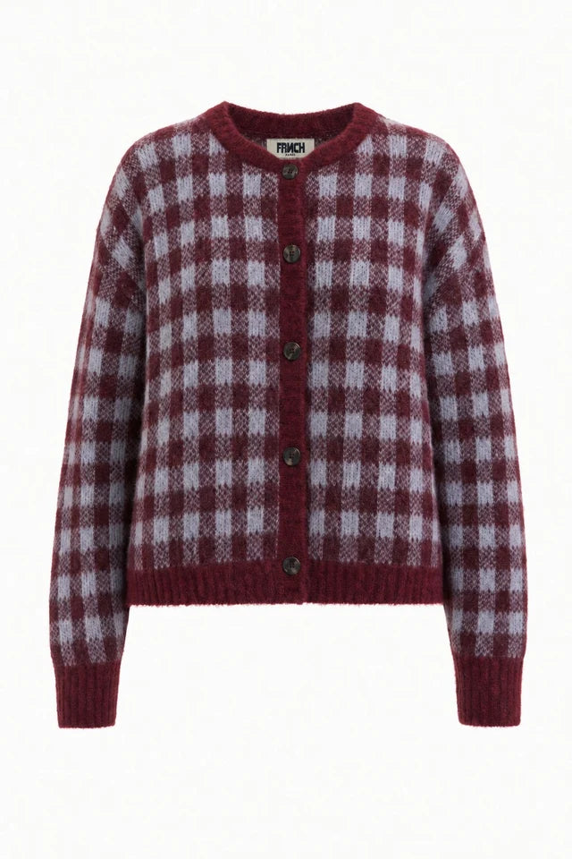 Cardigan aomori / bordeaux