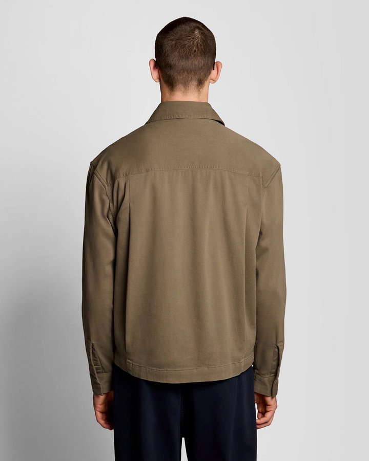 Lightweight Enzyme Wash Overshirt – Surchemise homme khaki