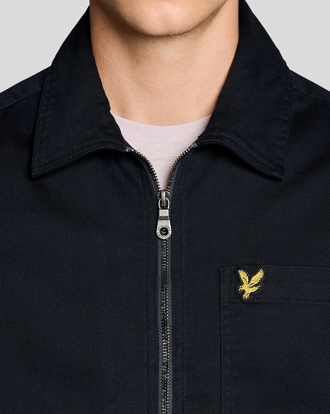 Lightweight Enzyme Wash Overshirt – Surchemise homme bleu marine