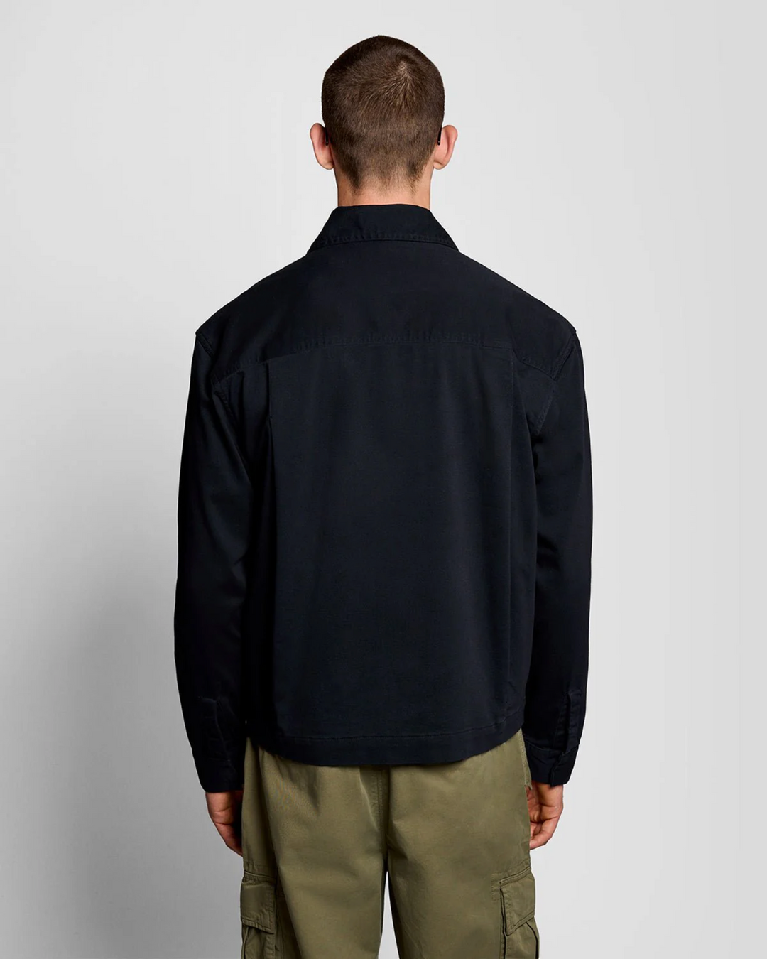 Lightweight Enzyme Wash Overshirt – Surchemise homme bleu marine