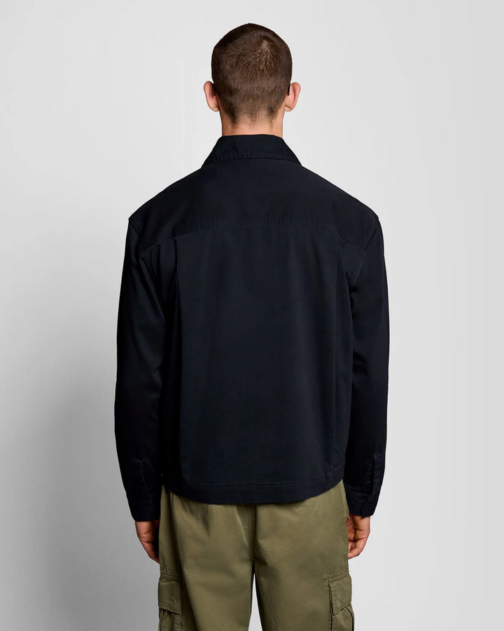 Lightweight Enzyme Wash Overshirt – Surchemise homme bleu marine