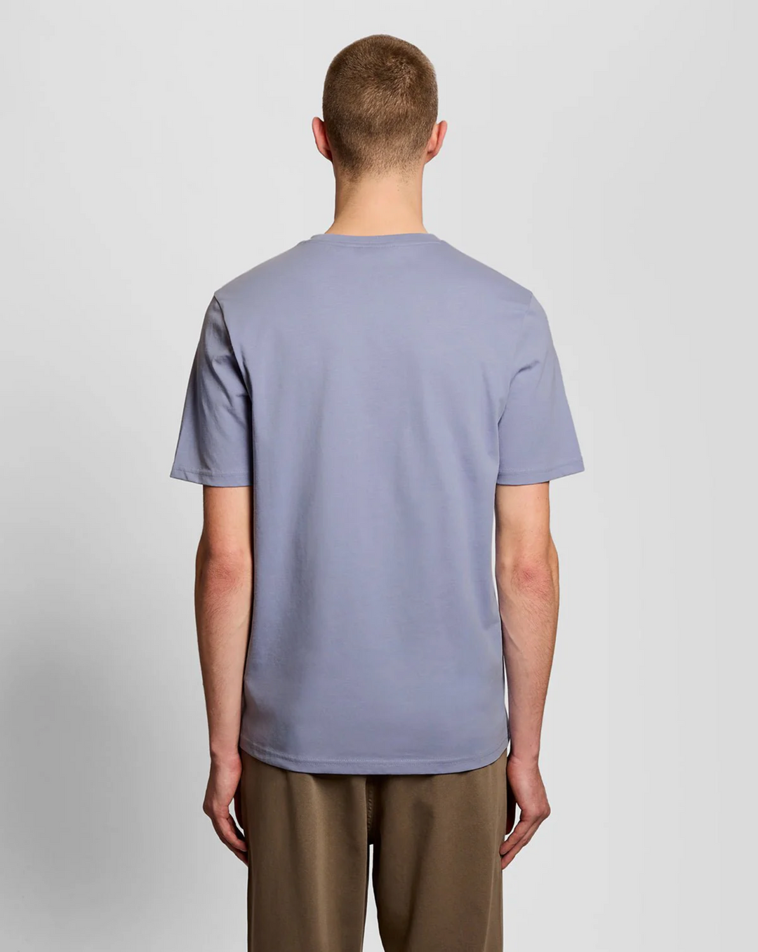 Cotton Crew Neck T-Shirt – T-shirt homme Bubble Blue
