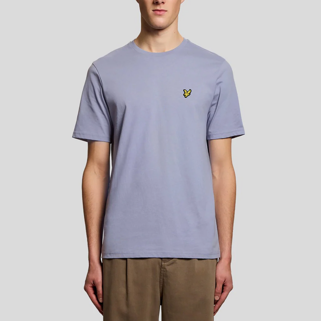 Cotton Crew Neck T-Shirt – T-shirt homme Bubble Blue