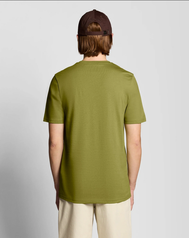 Cotton Crew Neck T-Shirt – T-shirt homme Shrub Green