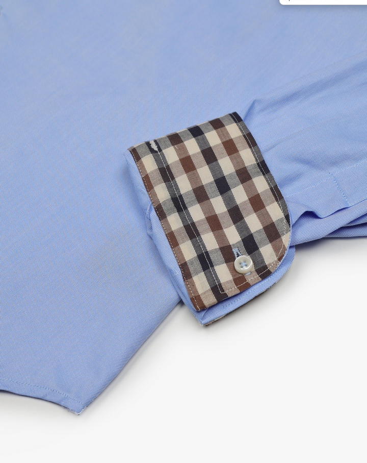 Active Button-Down Oxford Shirt – Chemise homme bleu pâle
