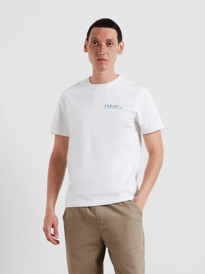 Morween Graphic T-Shirt – T-shirt homme blanc