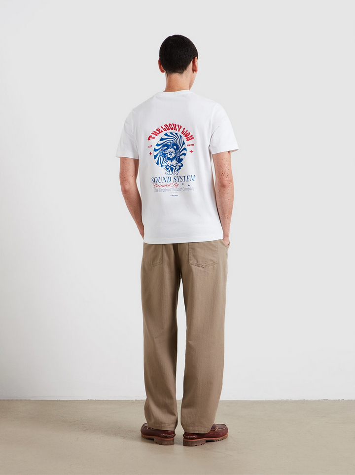 Morween Graphic T-Shirt – T-shirt homme blanc