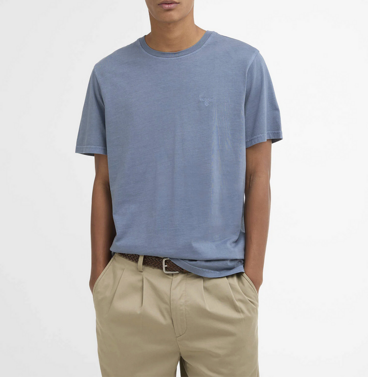 Washed Tartan T-Shirt – T-shirt homme Washed Blue light