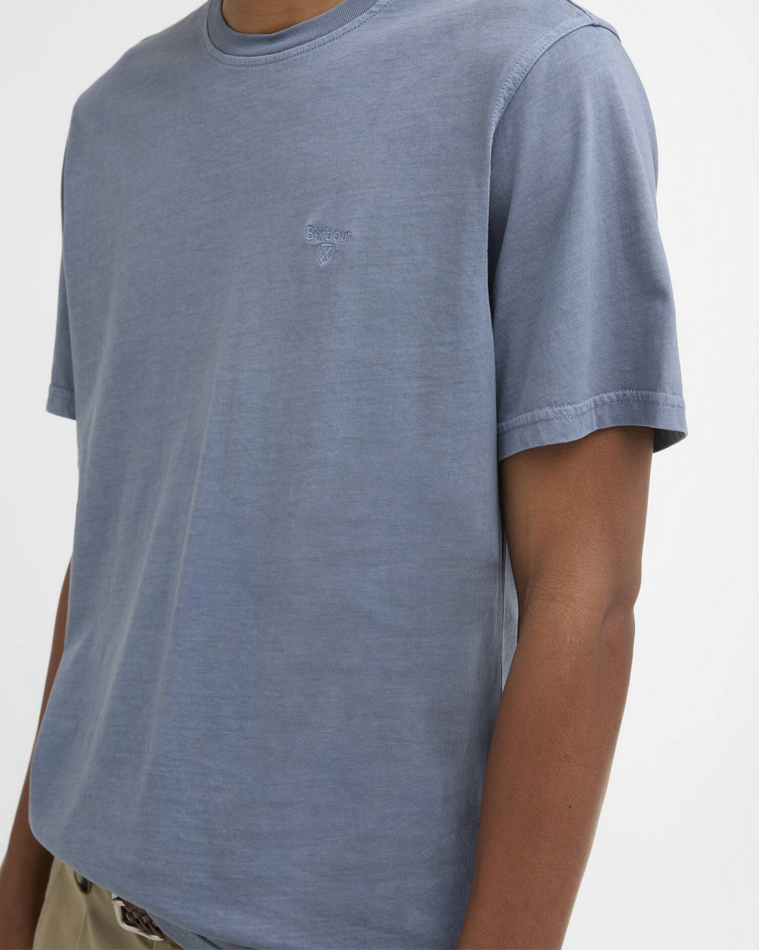 Washed Tartan T-Shirt – T-shirt homme Washed Blue light