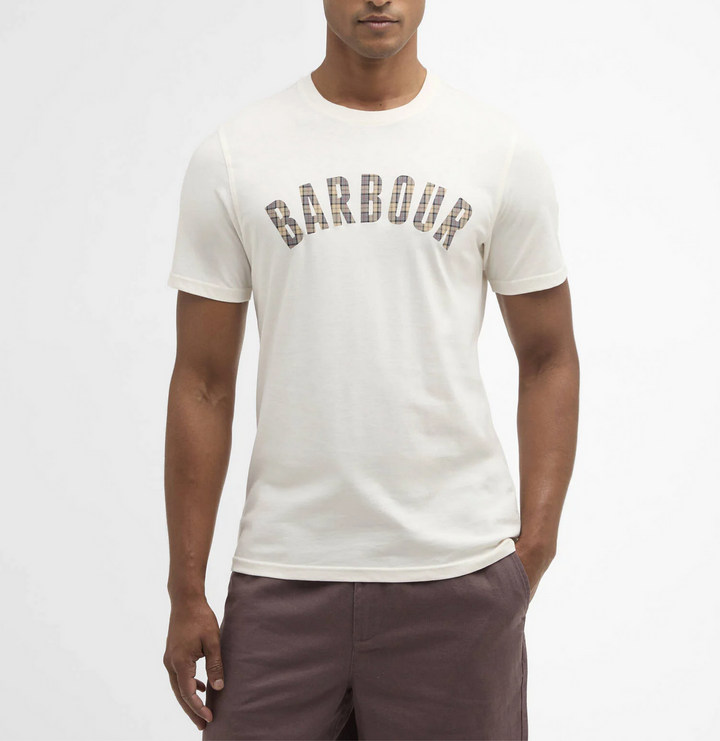 Berwick Tartan T-Shirt – T-shirt homme Whisper White