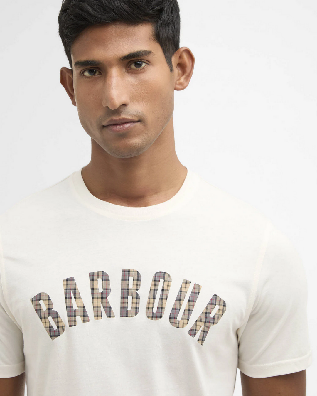Berwick Tartan T-Shirt – T-shirt homme Whisper White