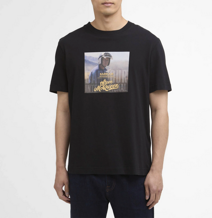 T-shirt Barbour International Walde Graphic – Noir