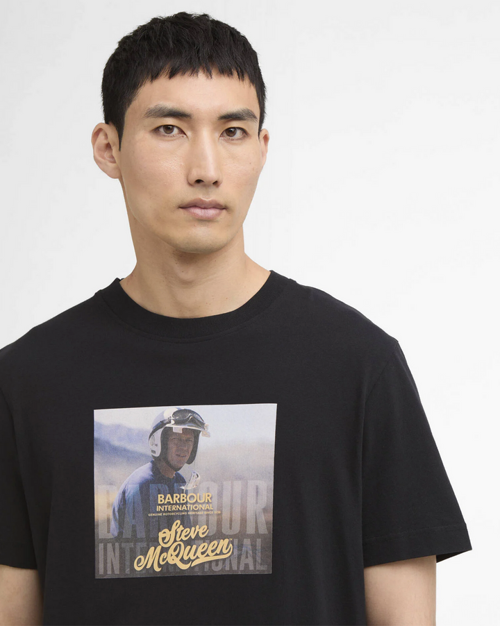 T-shirt Barbour International Walde Graphic – Noir