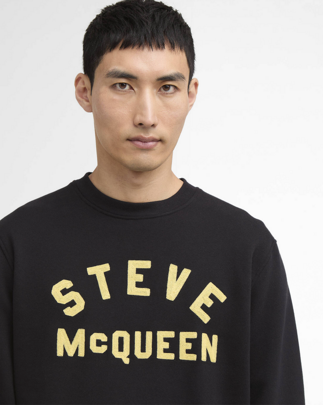 Sweatshirt Barbour International Chainstitch – Noir