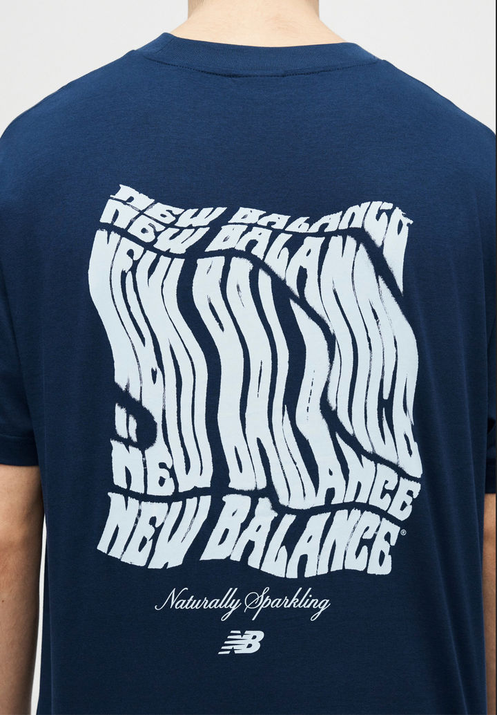 T-shirt New Balance Wave Graphic – Navy