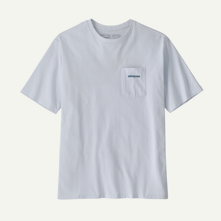 MS boardshort logo pocket Responsibili tee - white