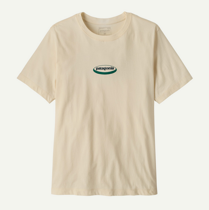MS 95 oval logo t-shirt - undyed natural