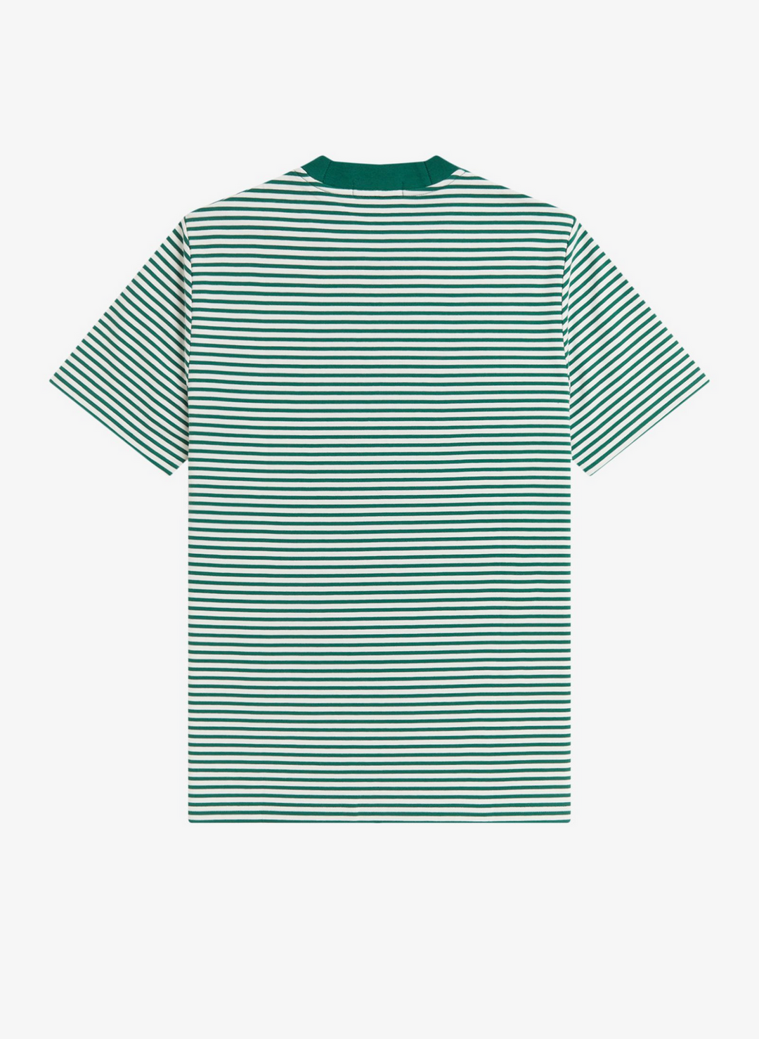 Fine stripe heavyweight t-shirt - sport green