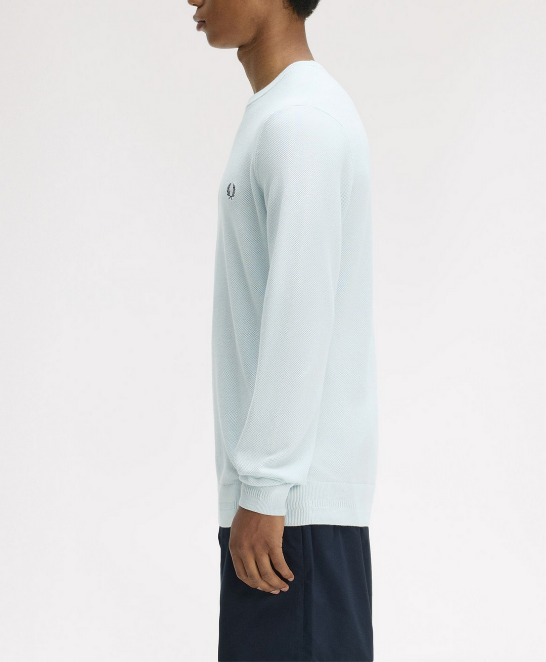 Pull Fred Perry Piqué Stitch Jumper – Light Ice