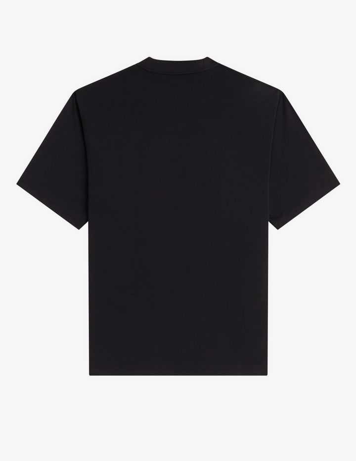 T-shirt Fred Perry Circle Graphic – Black