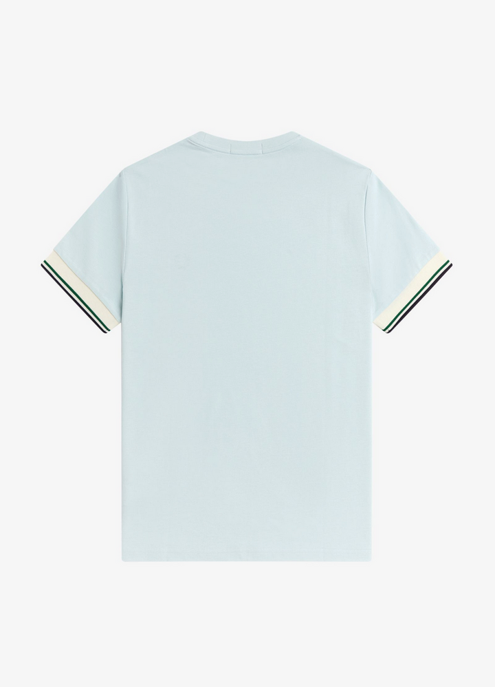 Twin tipped cuff t-shirt - light ice r30