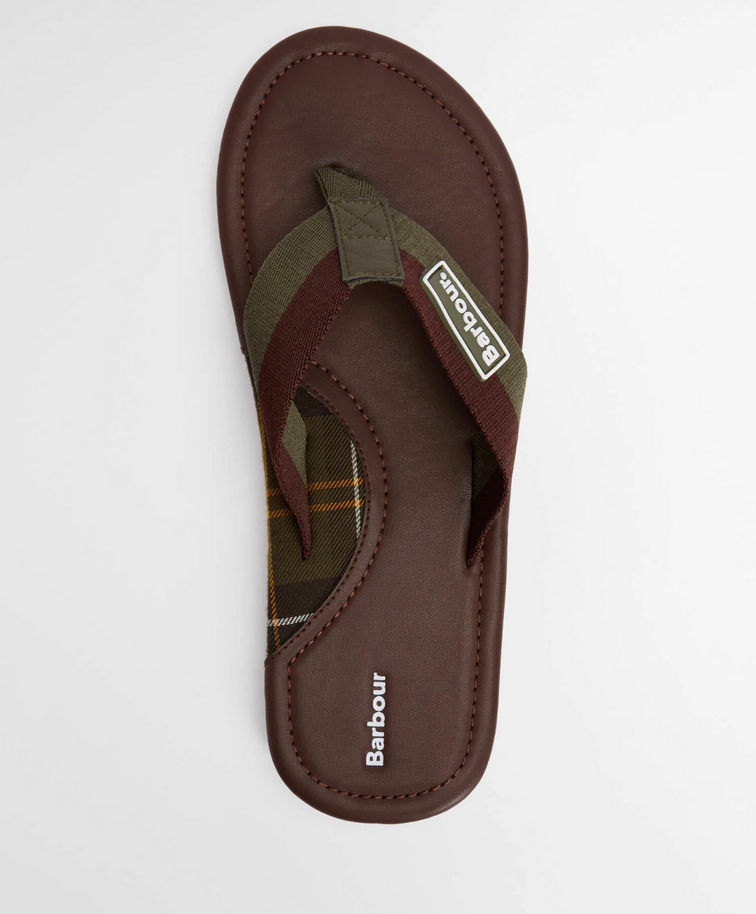 Barbour harker sandal - choc/olive