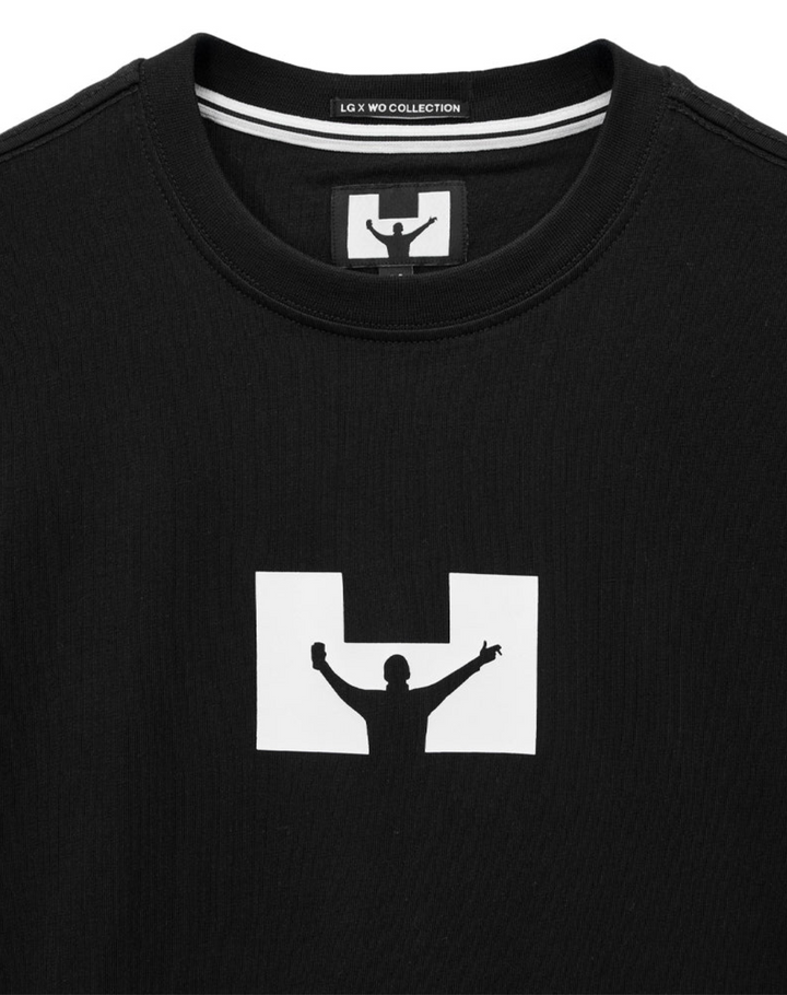 Gascoigne T-shirt X Leo Greg - black