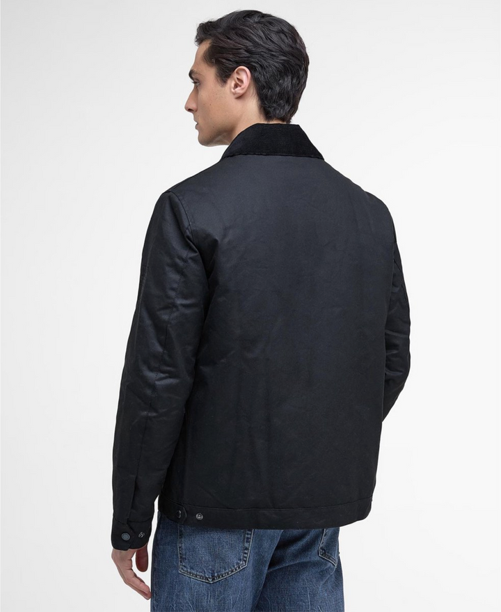SMQ Workers wax jacket - black