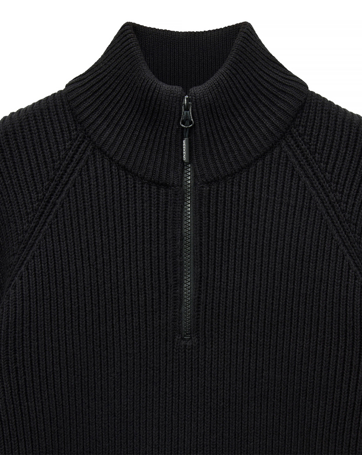 Pull Weekend Offender Snetterton Quarter Zip – Black
