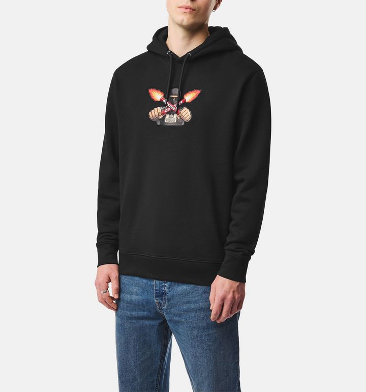 Hoodie Weekend Offender Fulgar Graphic – Black