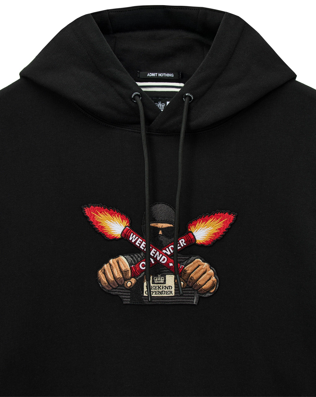 Hoodie Weekend Offender Fulgar Graphic – Black