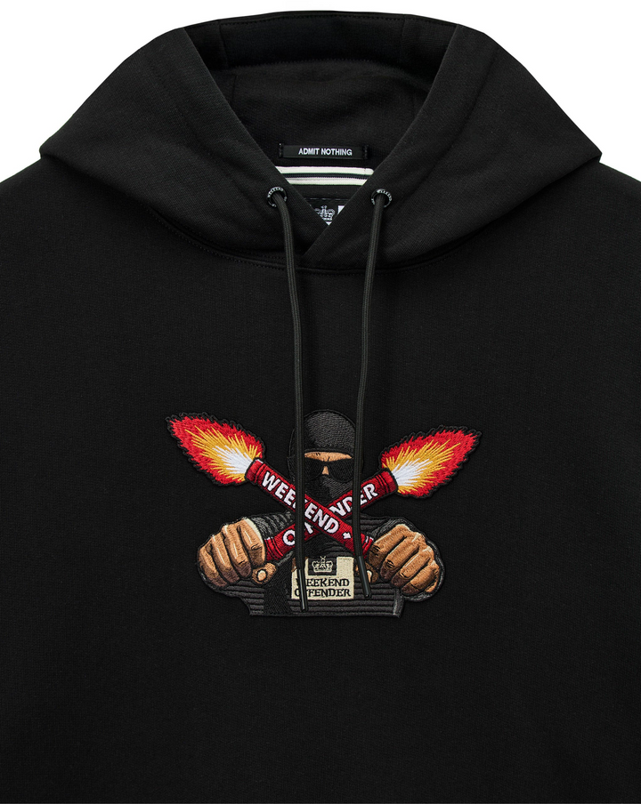 Hoodie Weekend Offender Fulgar Graphic – Black