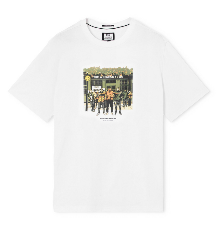 T-shirt Weekend Offender Taberna Graphic – White