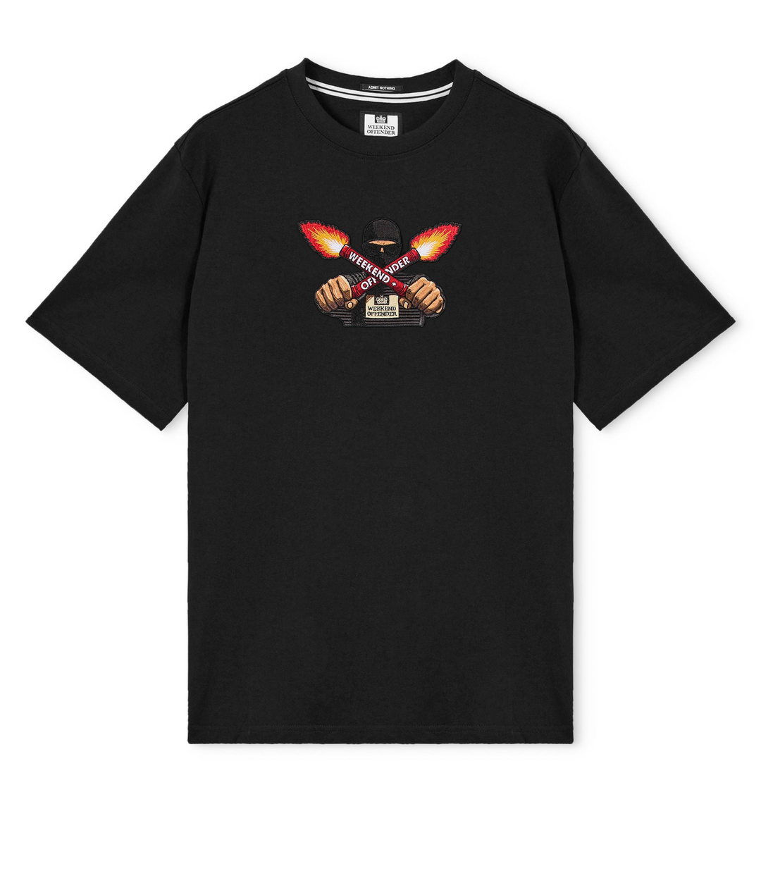 T-shirt Weekend Offender Fulgar Graphic – Black