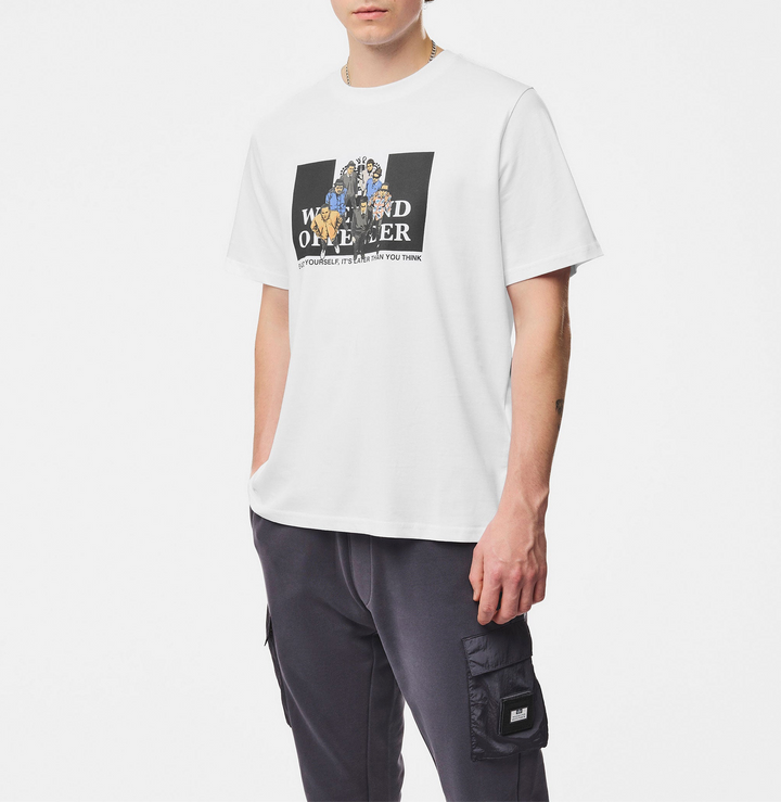 T-shirt Weekend Offender Aka Graphic – White