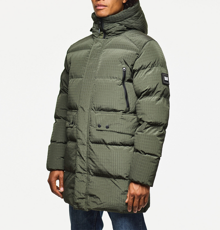 Parka Weekend Offender Lombardo Longline PrimaLoft – Black Forest Green