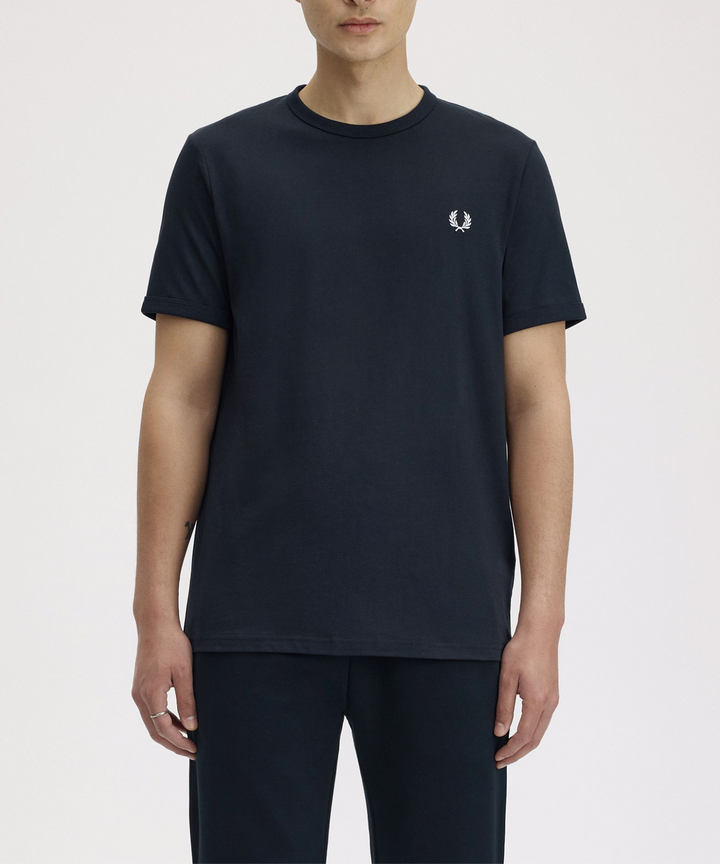 Ringer t-shirt / navy