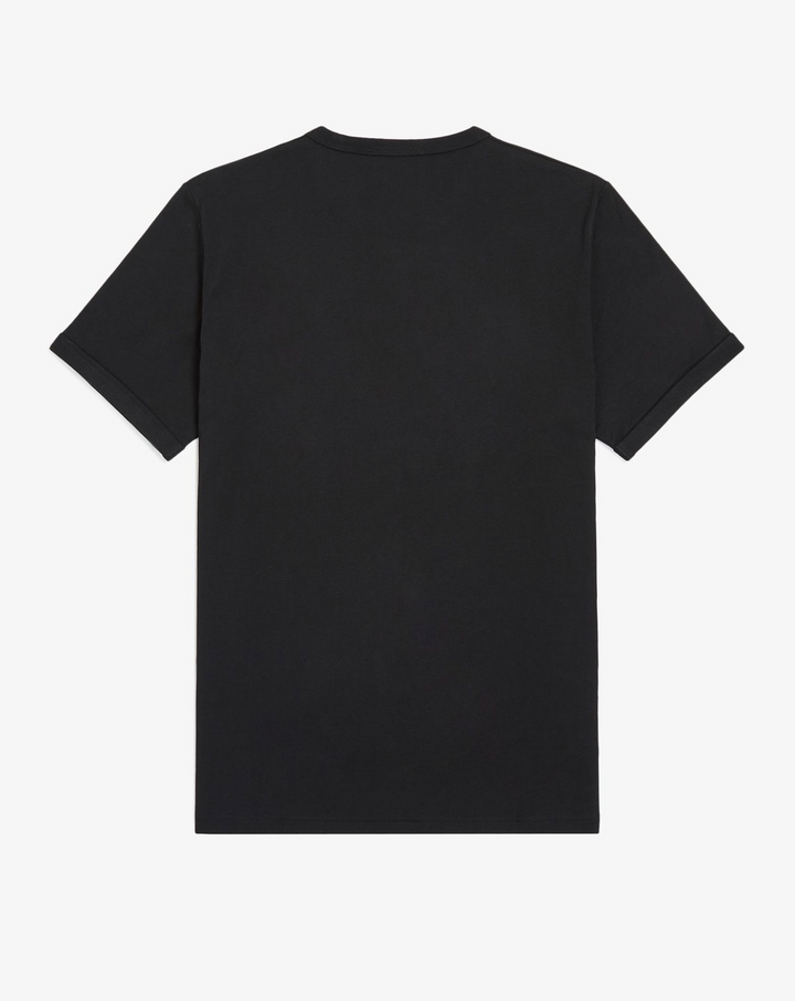 Fred Perry Ringer T-Shirt – Black