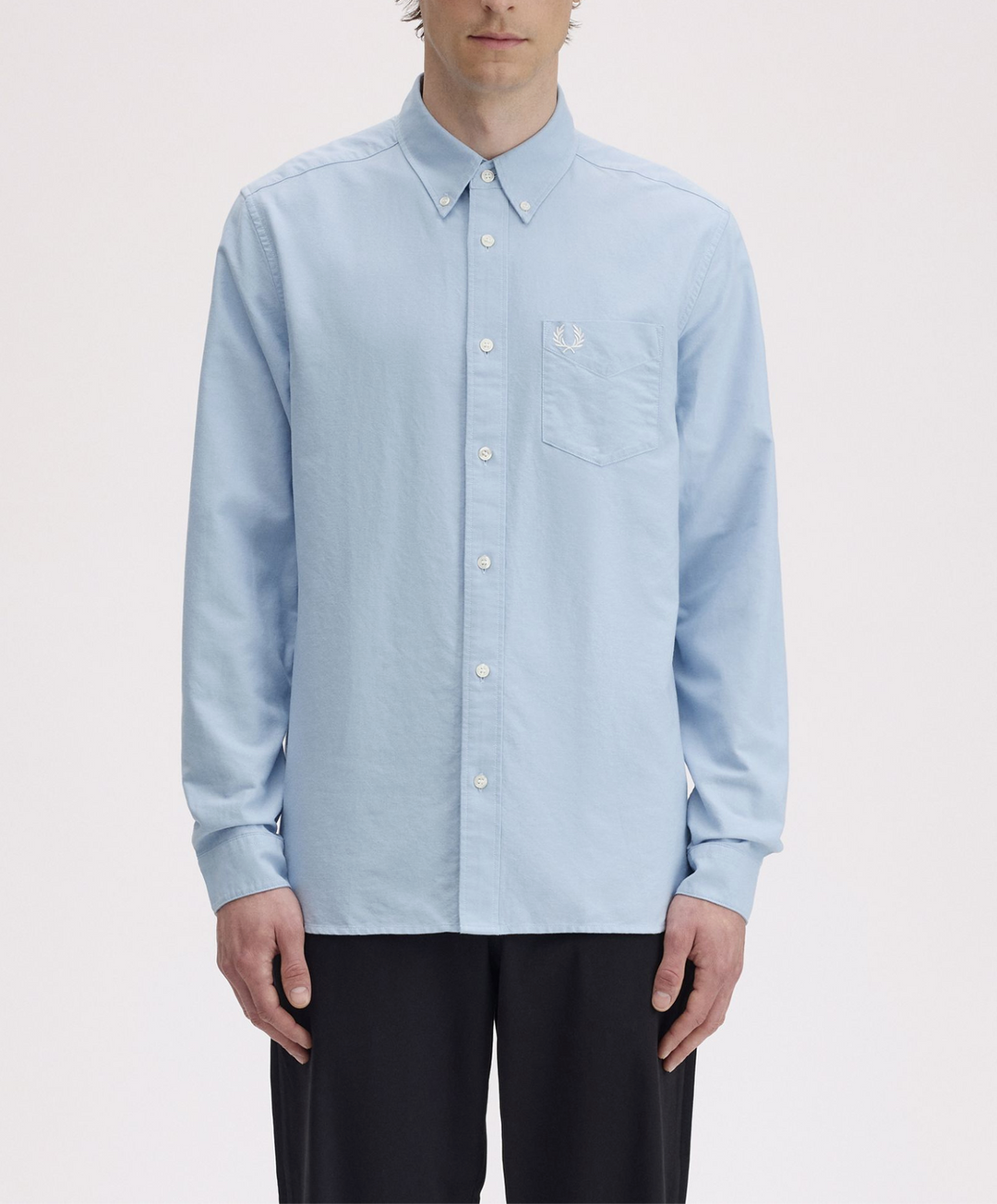 Fred Perry Oxford Shirt – Light Smoke