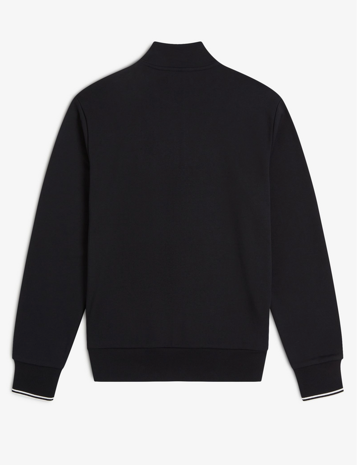 Fred Perry Half Zip Sweatshirt – Black
