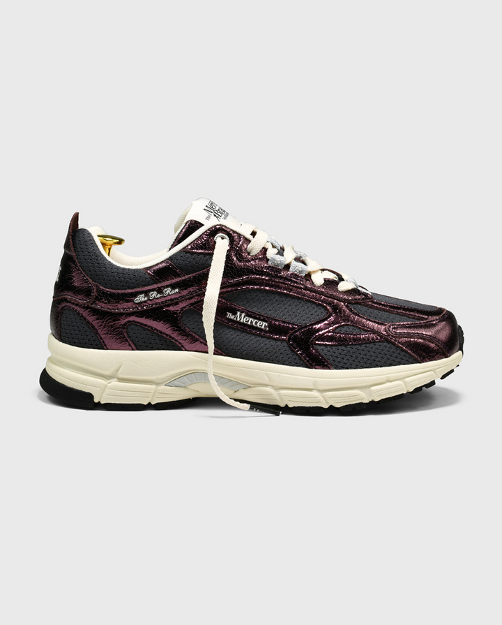 The Mercer Brand The Re-Run Cracked – Dark Red