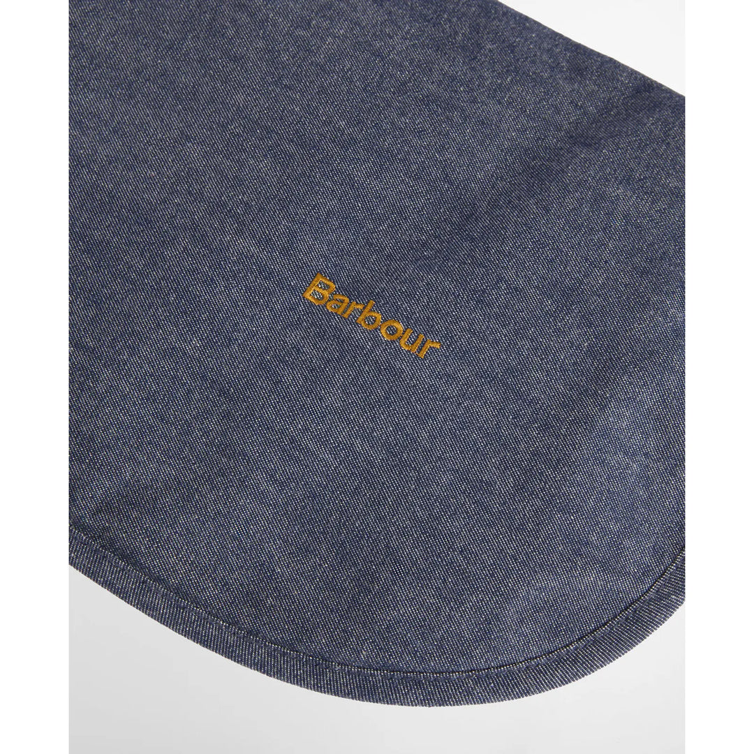 Abrigo para perro Barbour de denim Drywax - Índigo