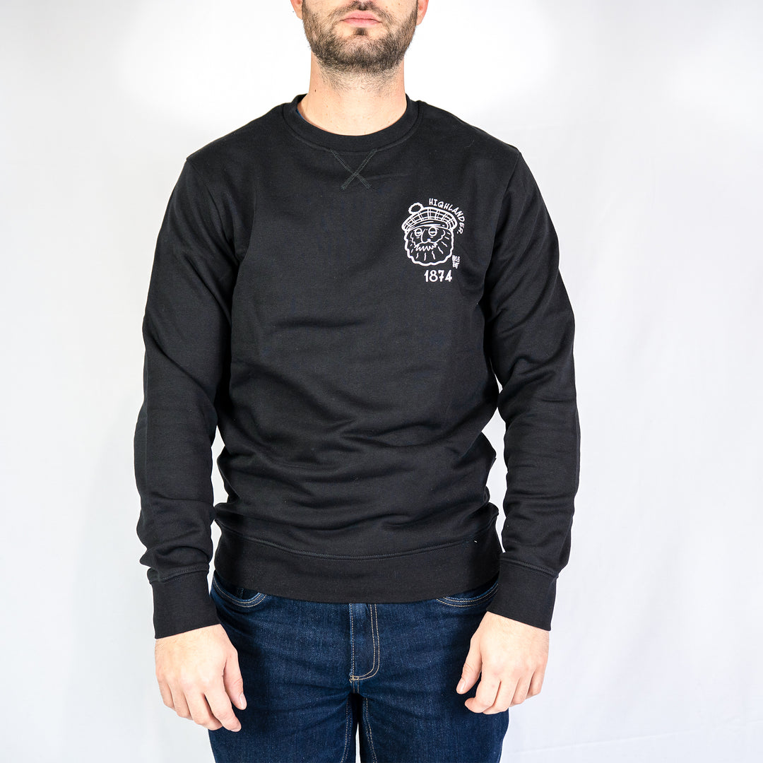 Highlander graphic sweatshirt - jet black