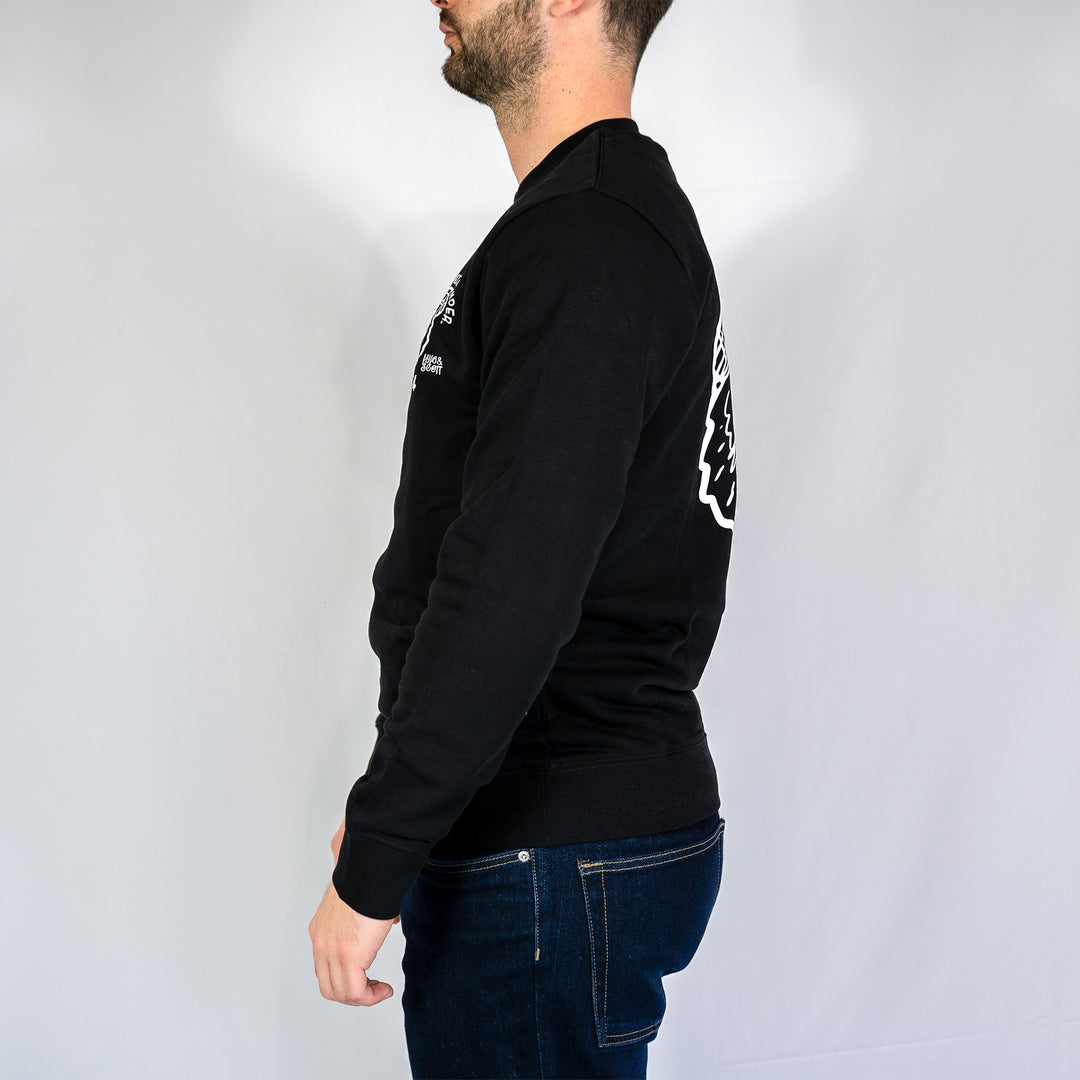 Highlander graphic sweatshirt - jet black