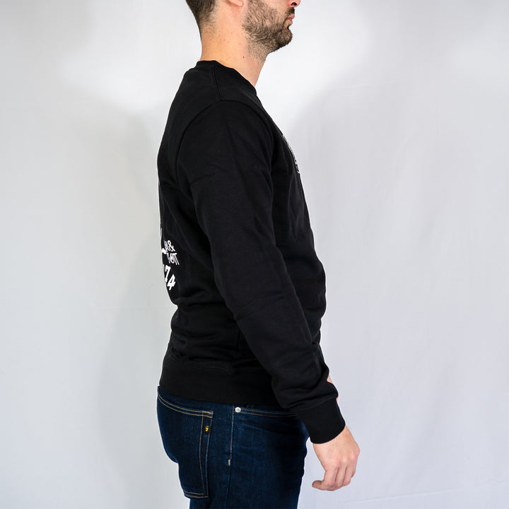 Highlander graphic sweatshirt - jet black