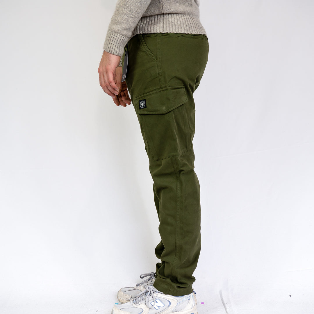 Pantalon casual Muti - Olive